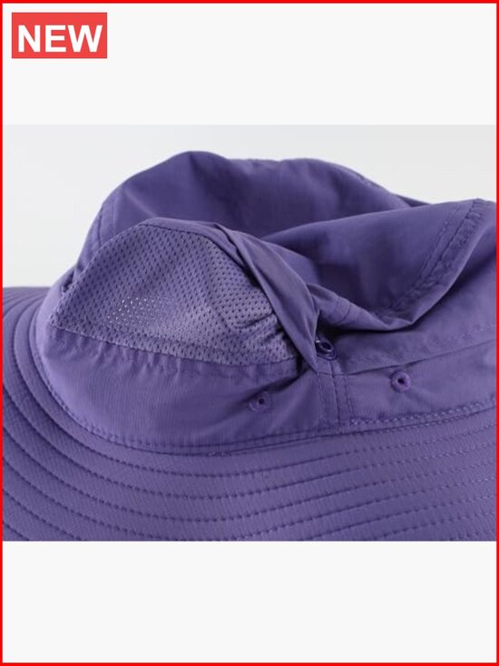 UPF 50+ Sun Hat for Men Women Outdoor UV Protection Safari Cowboy Hat main image 6